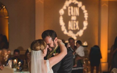 Use a Custom Gobo to Brand Your Wedding