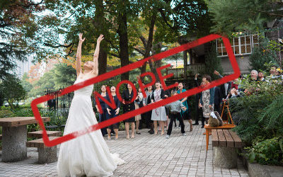3 Reasons To Skip The Bouquet And Garter Toss At Your Wedding.